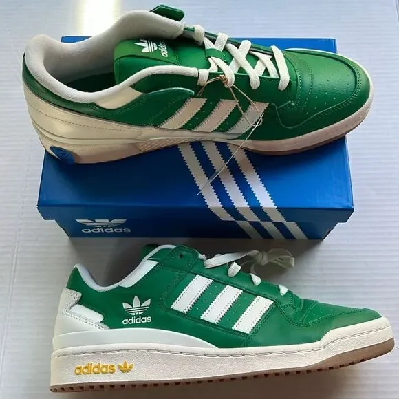 adidas originals Forum Low LEC Green/Off-White/gold sneakers - Picture 1 of 16